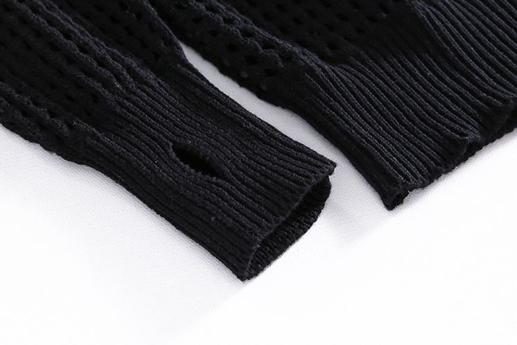 Maxct 5159 Knitted Hole Sweater