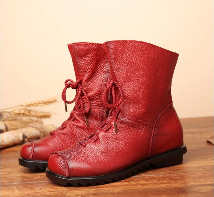 black leather boots - true-deals-club