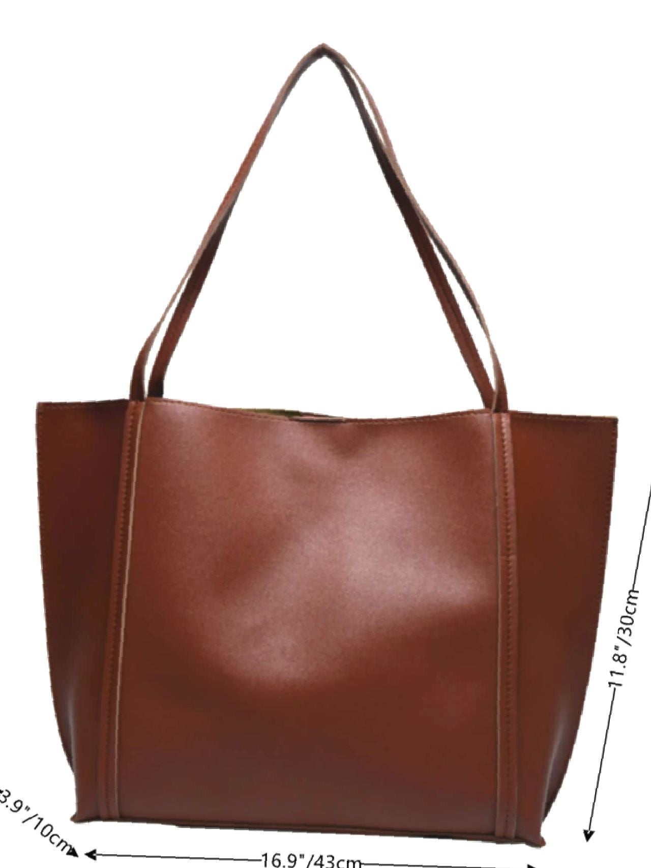 Maxct - Twilly Scarf Decor Shoulder Tote Bag  - Women Tote Bags