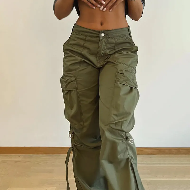 Washed Vintage Baggy Cargo Jeans Maxct