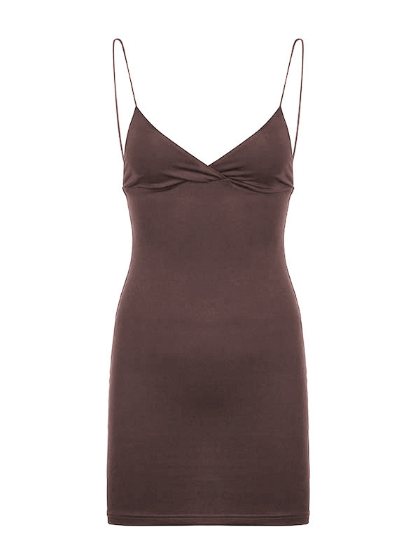 V Neck Slip Party Mini Dress Maxct