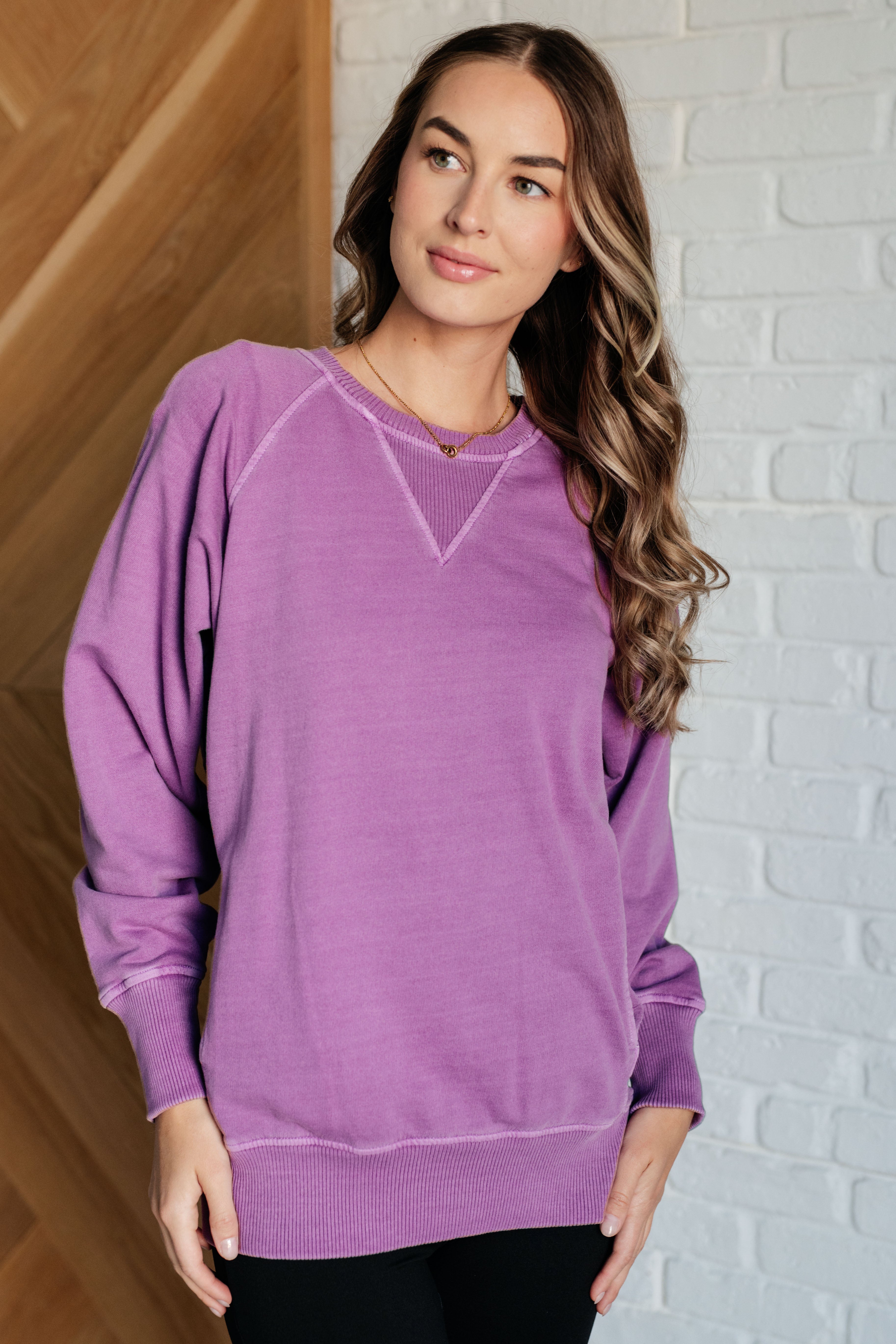 Maxct &Hands Down Favorite Sweatshirt in Light Plum