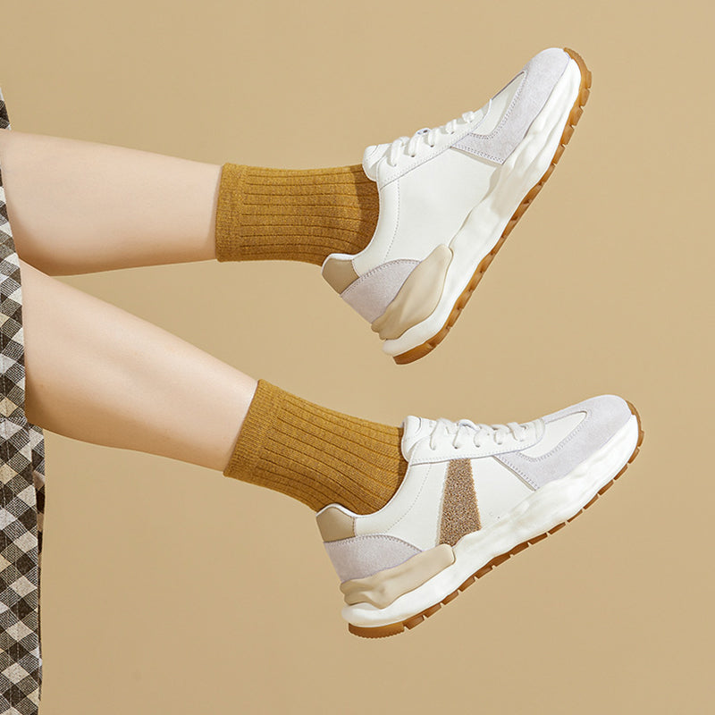 Women's German Army Trainer Sneakers Colour Block With Original Sole Maxct