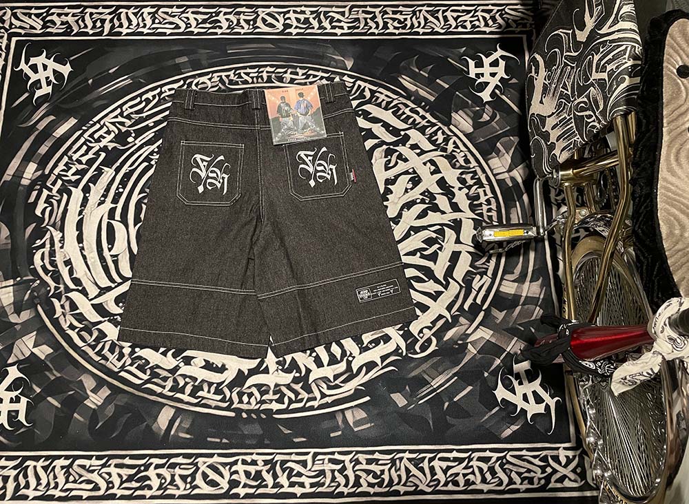 Oversized Jorts Summer Jeans Shorts Men's Wide Leg Baggy Y2K Denim Shorts