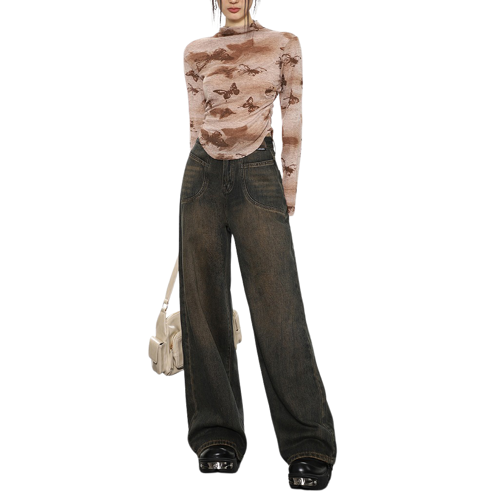 Basic Things Brown Jeans Maxct