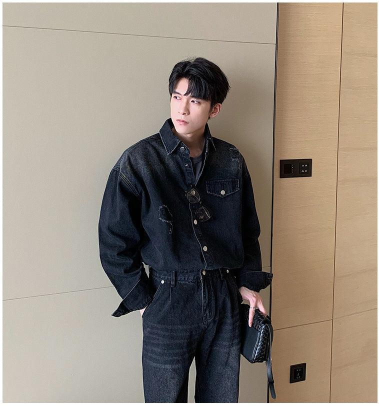 Maxct Denim Jacket & Jeans Set