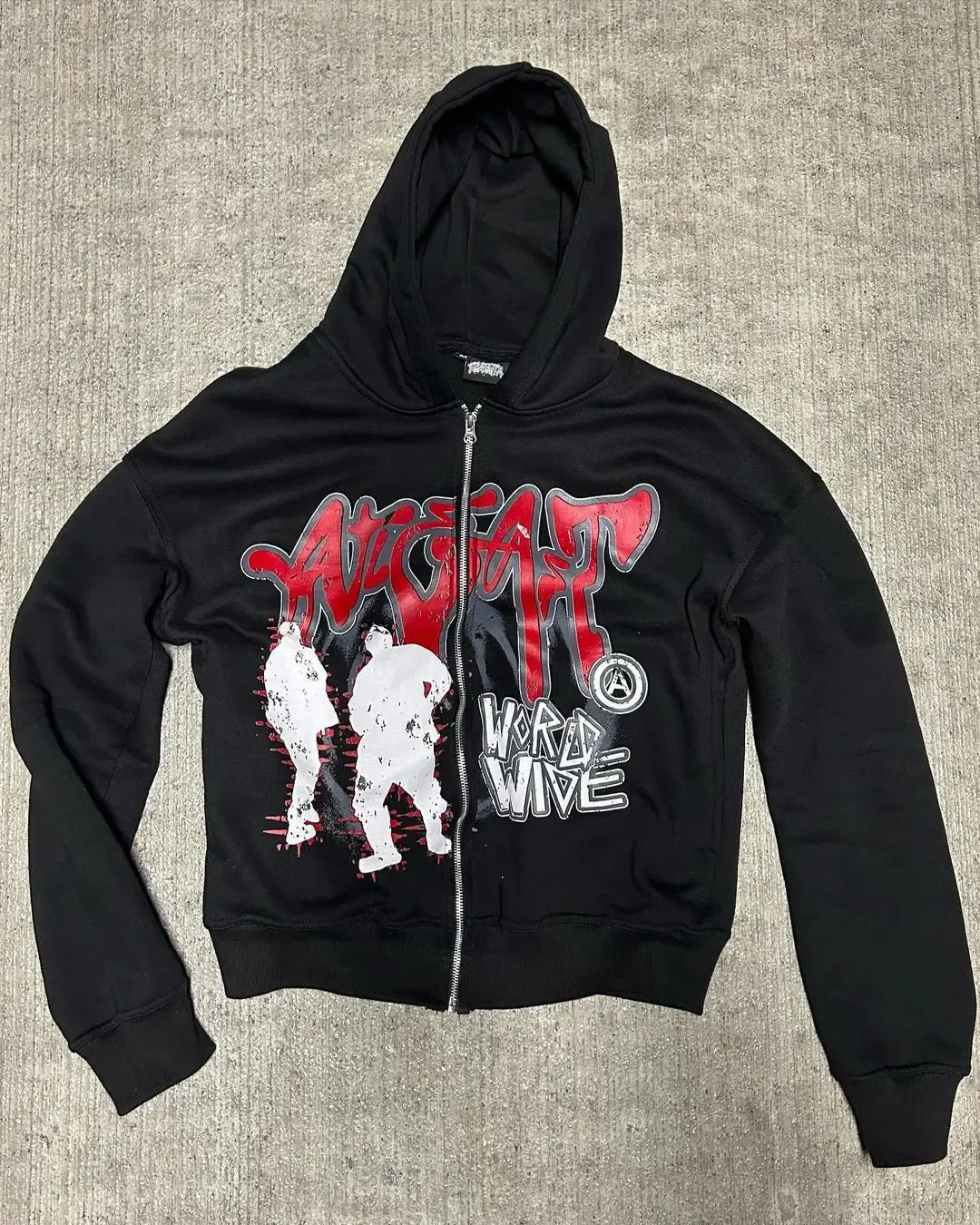 Maxct Y2k Pullover Long Sleeved Sweatshirt Vintage Printed Pattern Streetwear Tops Vintage Clothes Dark Punk School Outfit Ootd Jacket