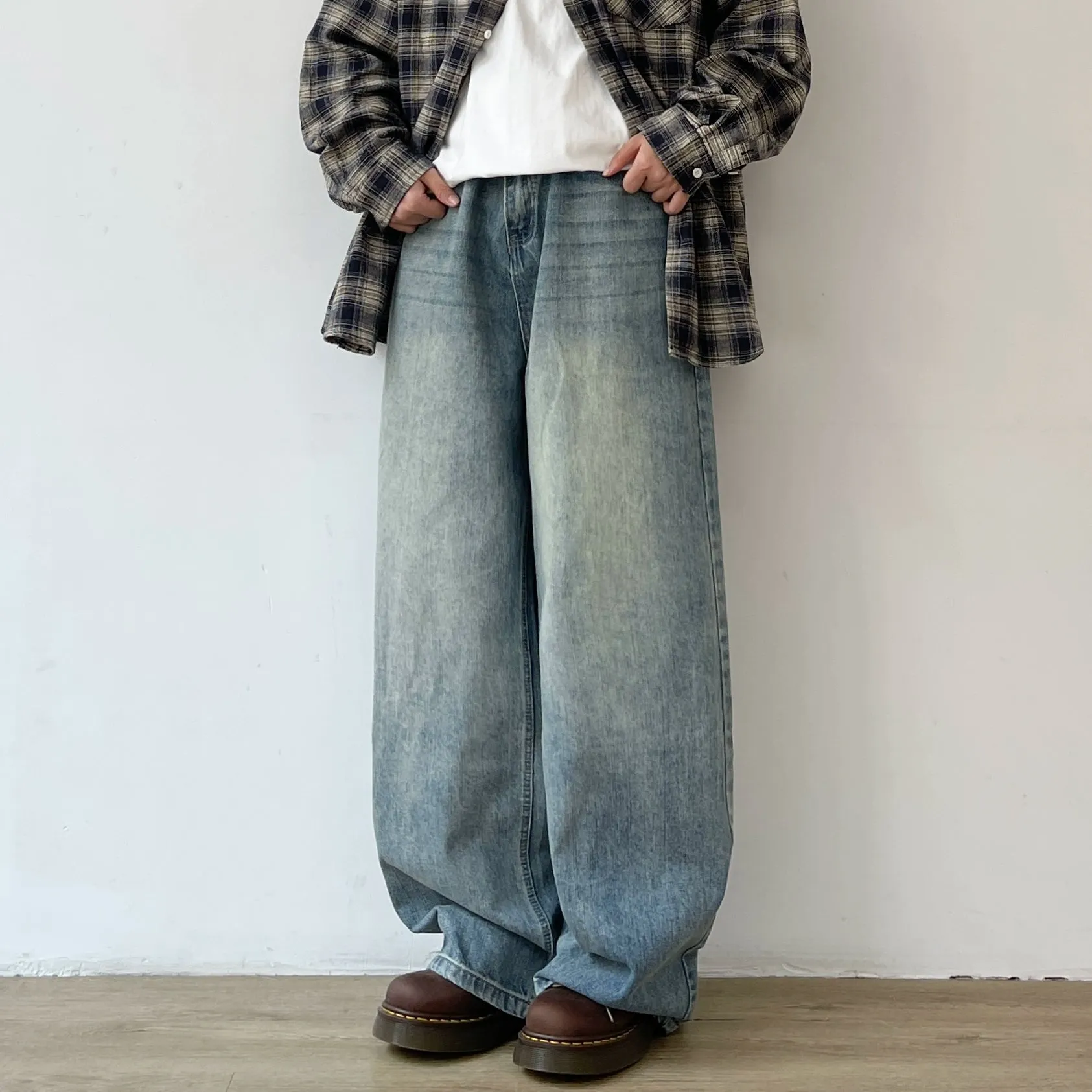 EVER Loose Wide-leg Jeans Maxct