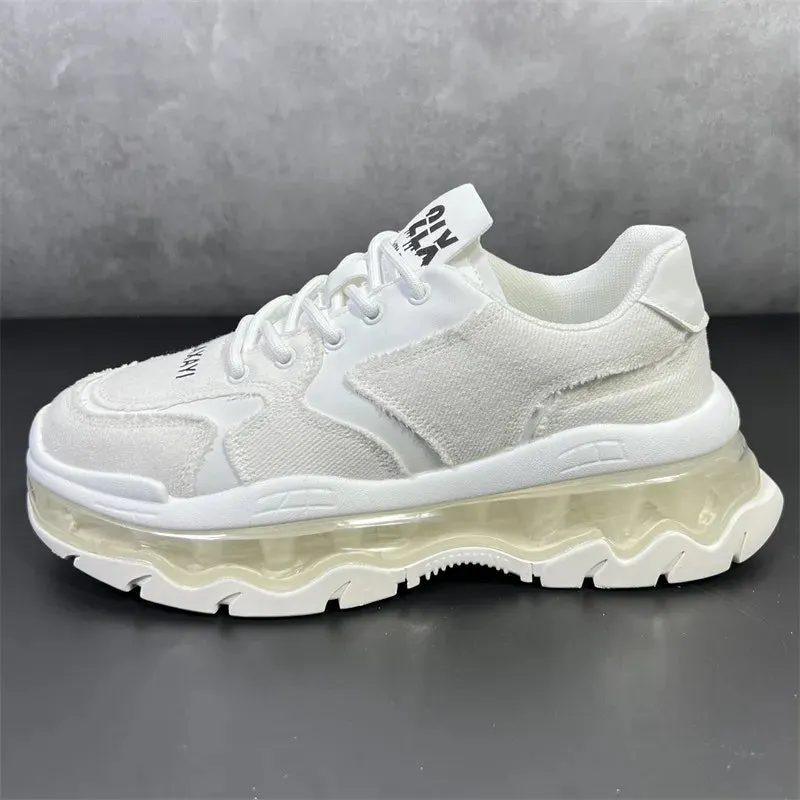Height Increased Air Cushion Platform Sneakers for Men Maxct