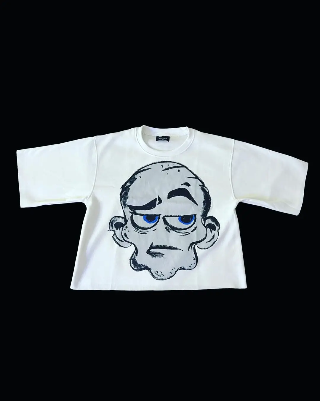 Maxct New round neck fashionable men retro pattern printed T-shirt Harajuku casual cotton Y2K couple top graphic t shirts