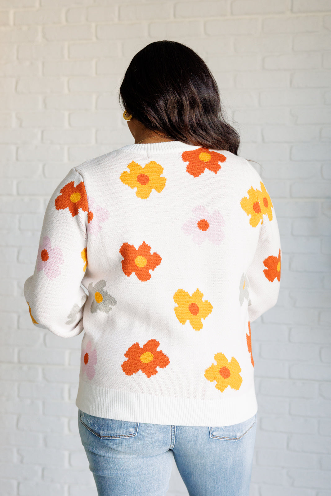 Maxct &Falling Flowers Floral Sweater