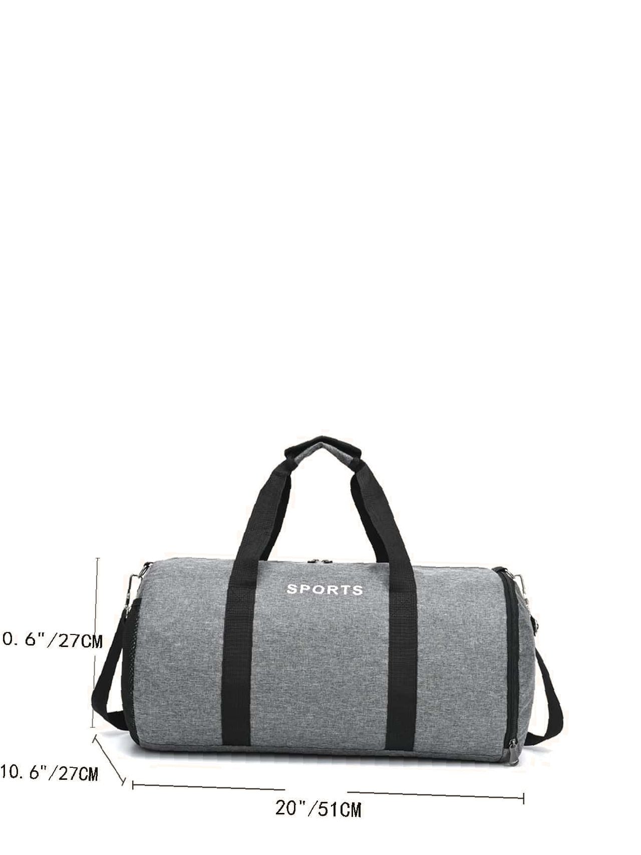 Maxct - Letter Graphic Large Capacity Duffel Bag  - Women Tote Bags