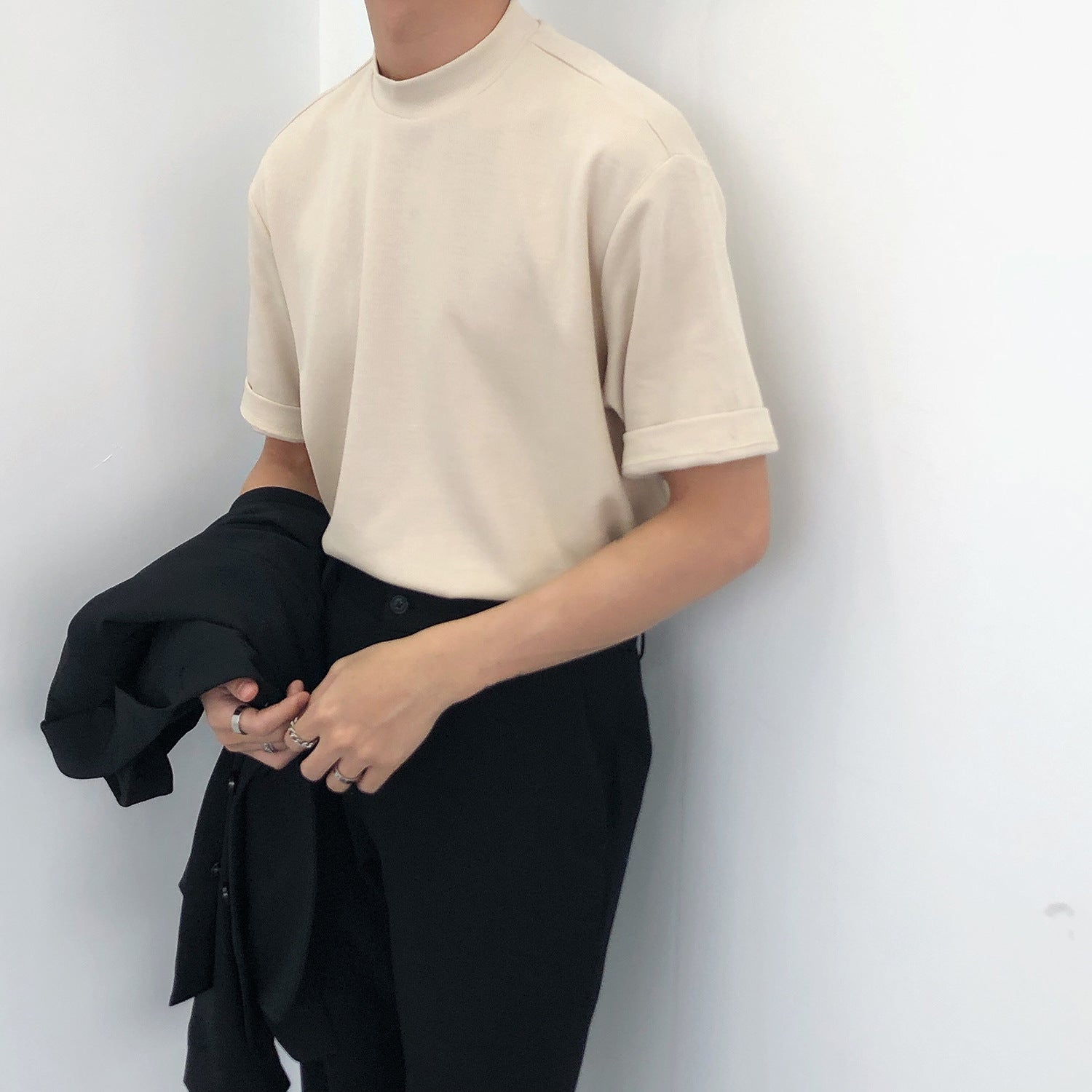 Maxct Kami No.2113 Low Turtleneck Shirt