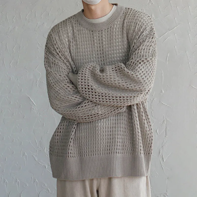Maxct 5159 Knitted Hole Sweater