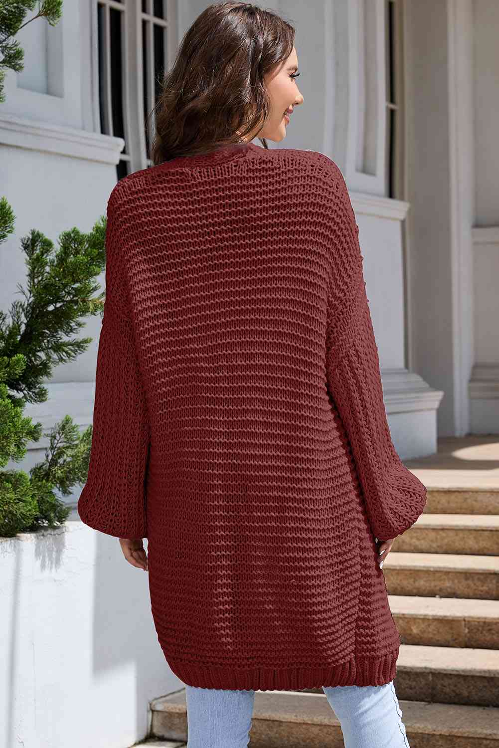 Maxct &Open Front Longline Cardigan