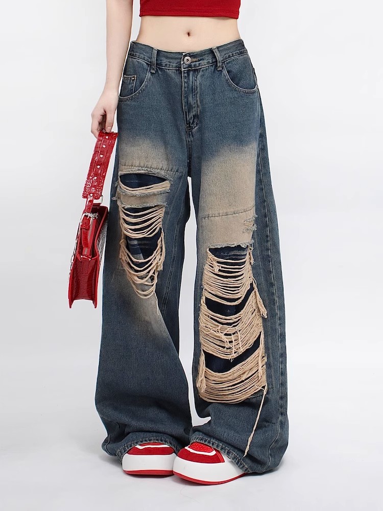 Wide Leg Jeans - true-deals-club