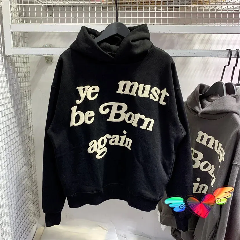 Kanye Hoodie - Ye Must Be Born Again Unisex Oversized Maxct