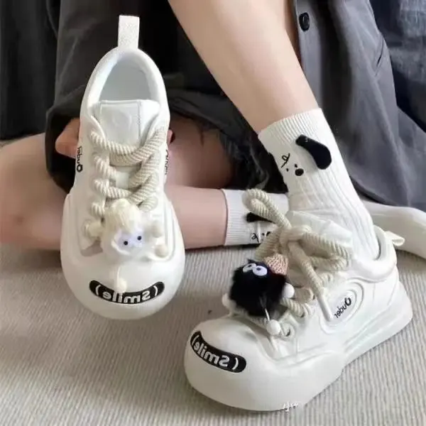 Shoes for Teen Girls Canvas Platform Sneakers Maxct