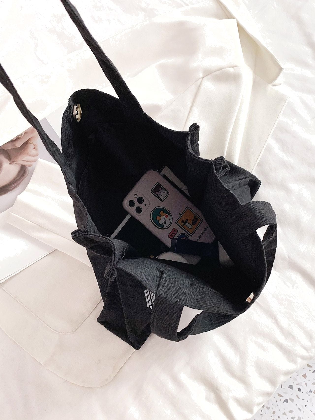 Maxct - Letter Graphic Tote Bag  - Women Tote Bags