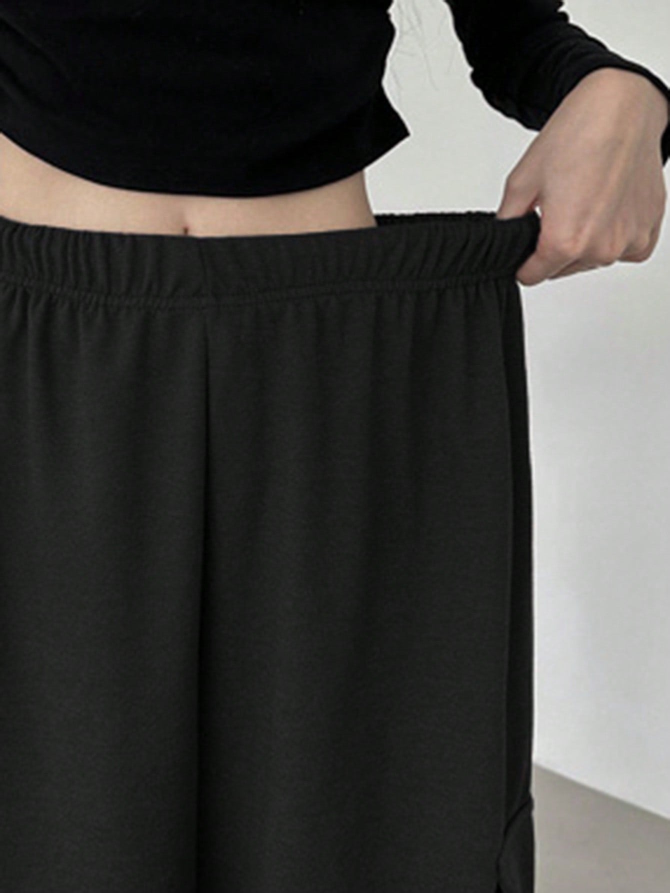Maxct Women's Simple Solid Color Loose Casual Sports Pants