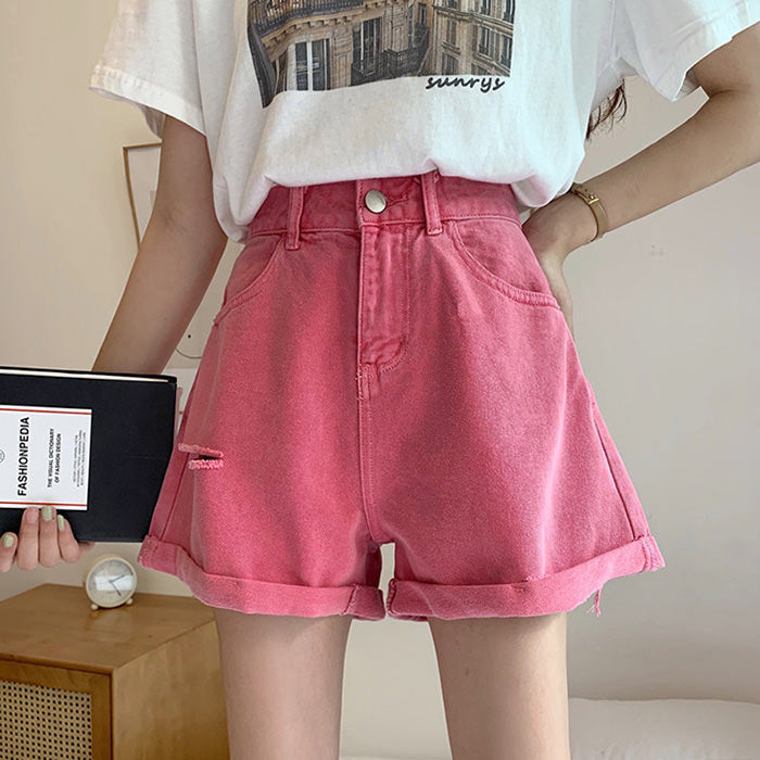 Candy Fairy Distressed Shorts Maxct