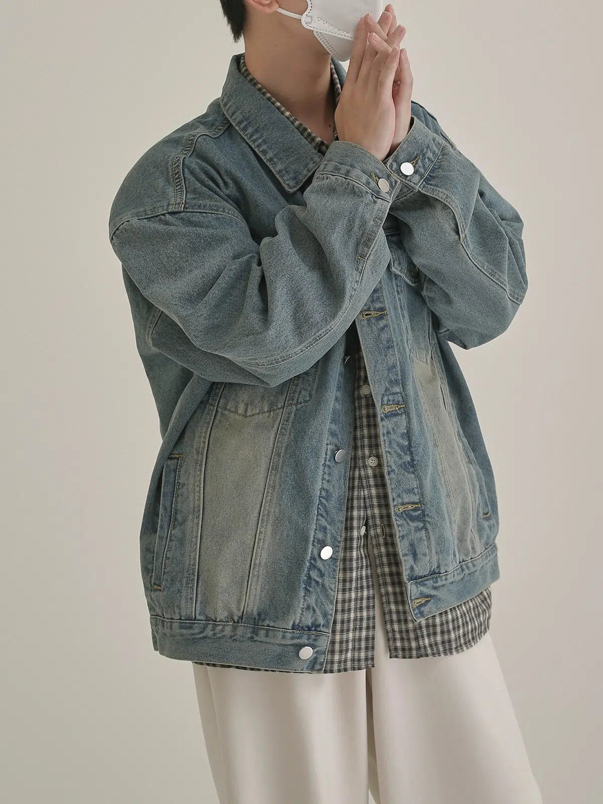 Maxct Basic Washed Denim Jacket