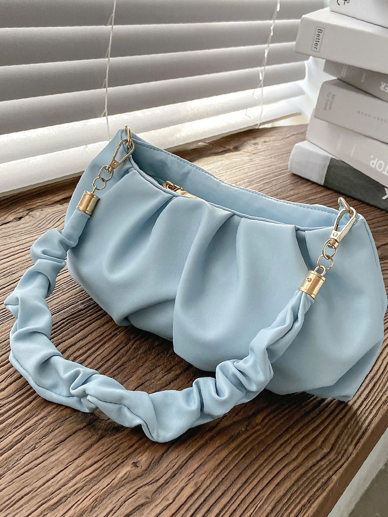 Bag For Love - Minimalist Ruched Bag  - Women Maxct Bags