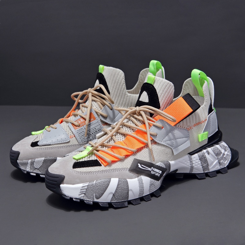 Breathable Lace-up Sneakers - true-deals-club