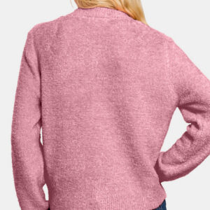 Maxct &Zenana Button Down Long Sleeve Sweater Cardigan