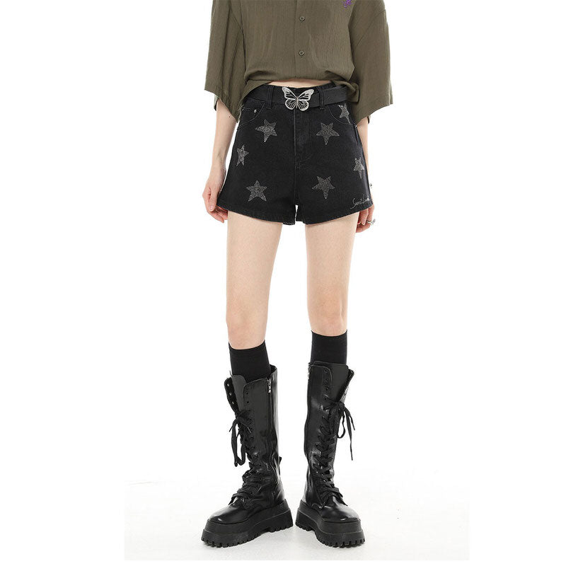 Superstar Behavior Rhinestone Shorts Maxct - Image 6