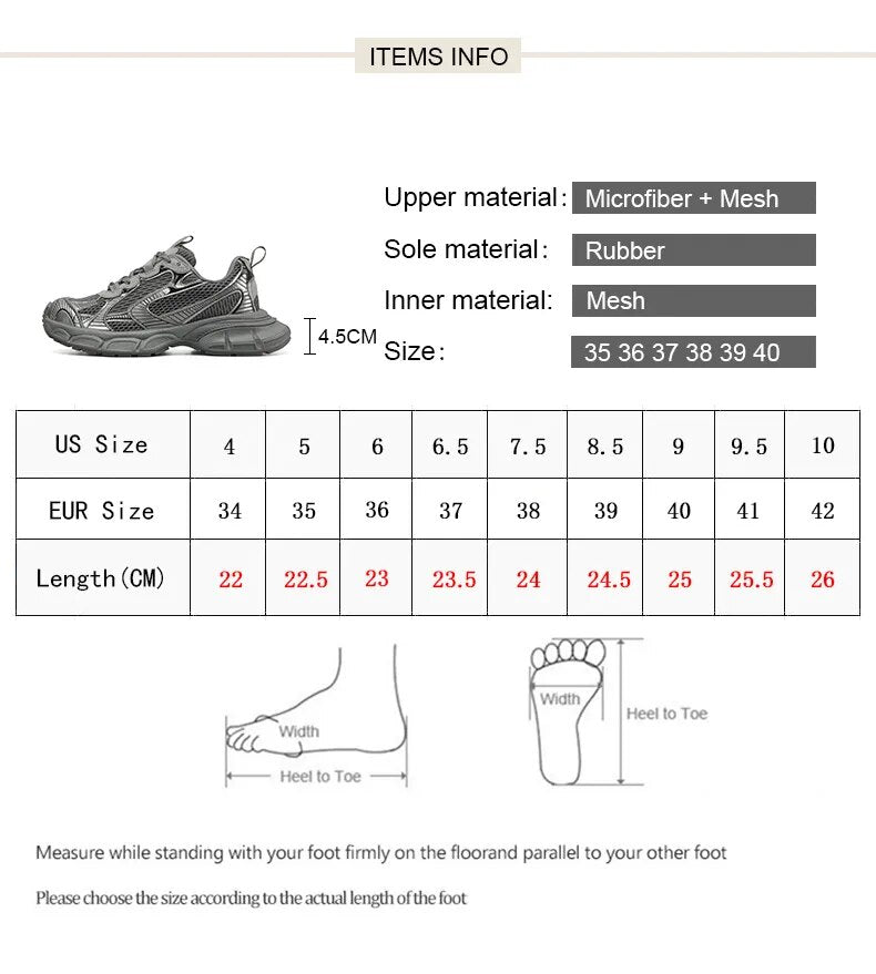Premium Luxury Chunky Sneakers for Women Maxct