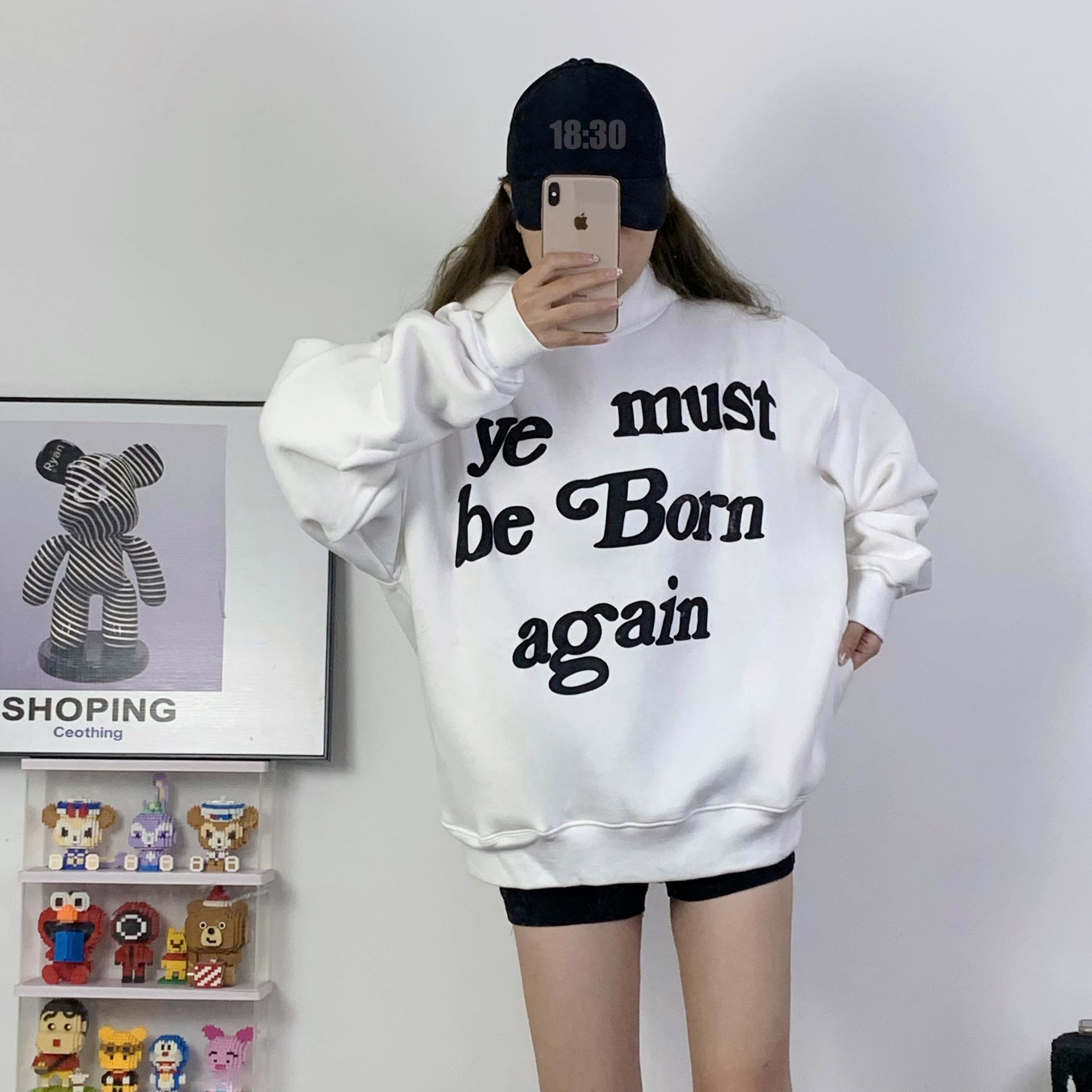 Kanye Hoodie - Ye Must Be Born Again Unisex Oversized