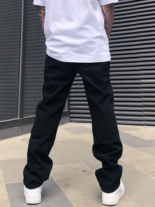 Men's Washed Revenge Straight Leg Jeans Maxct