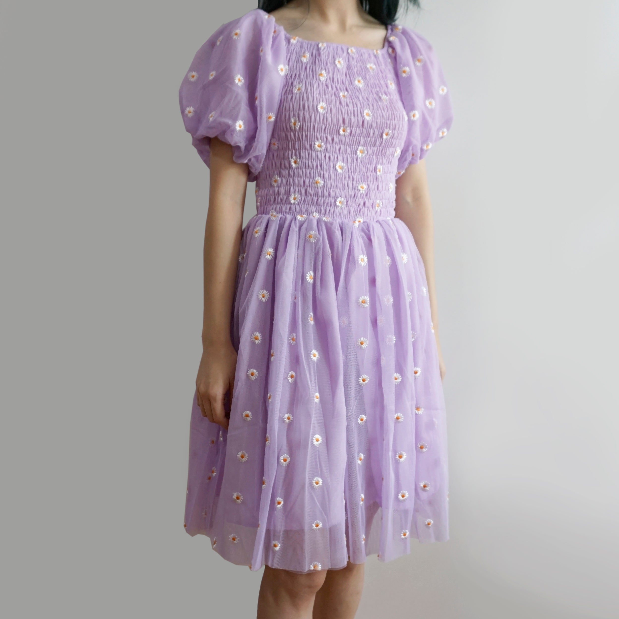 Puff Sleeve Daisy Dress Maxct