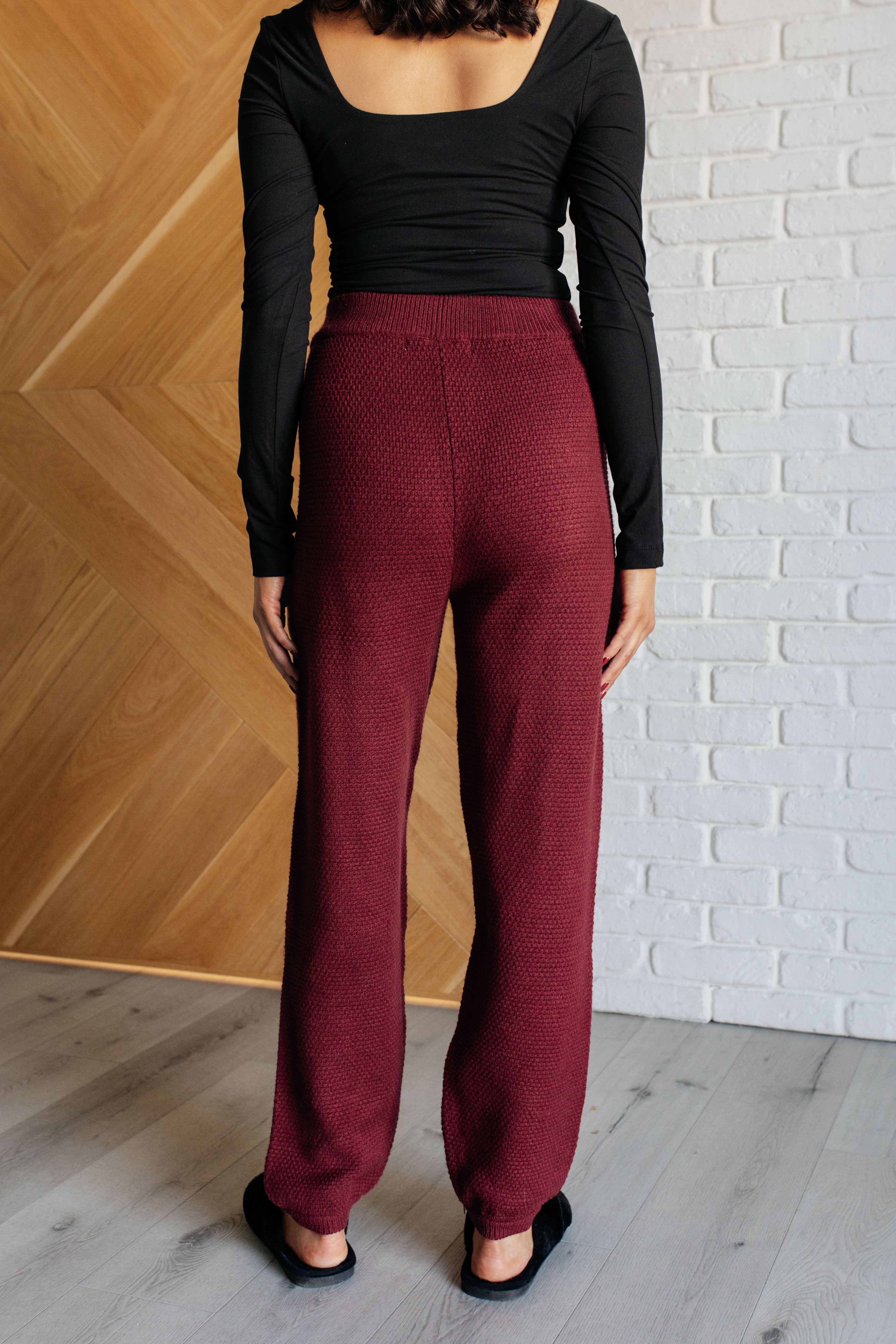 Maxct &Simple Solution Knit Set in Wine