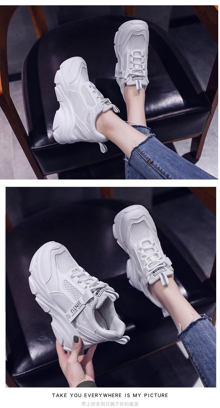 Wedge Platform Chunky Sneakers for Women Maxct