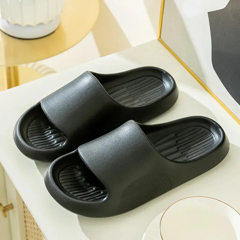 Big and Tall Slippers Comfy Unisex Flat Sandals for Indoor Relaxation Maxct