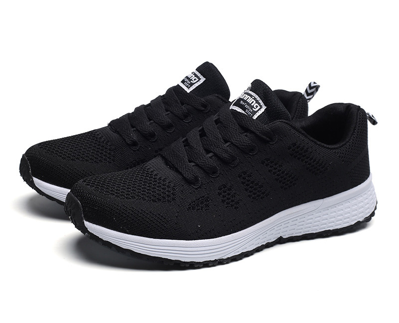 Women's Casual Breathable Mesh Flat Sneakers - true deals club