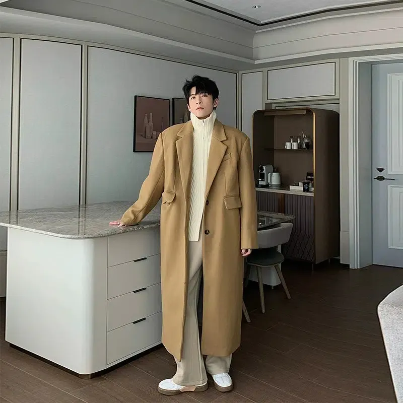 Maxct Mid-length Woolen Trench Coat