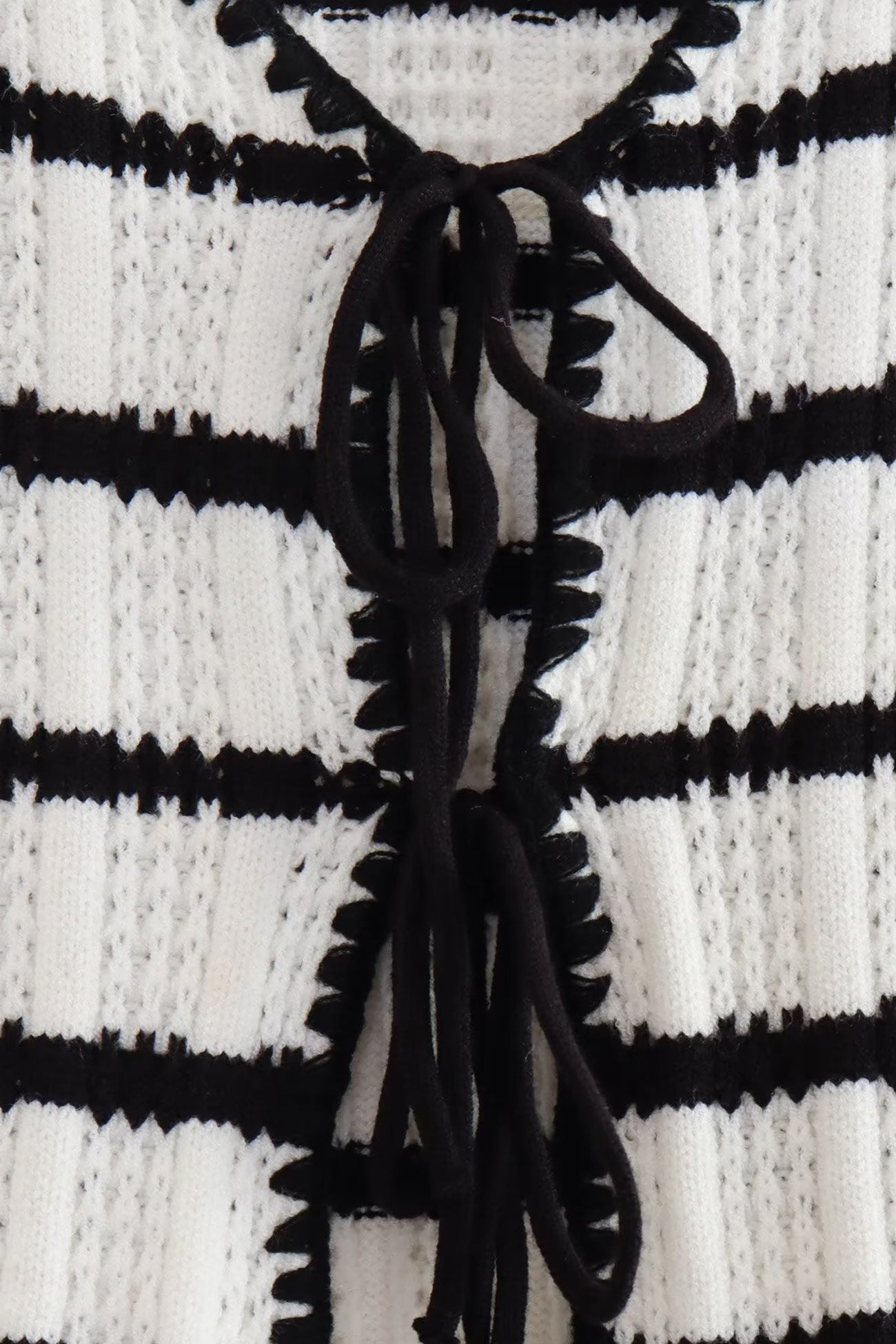 Maxct Striped Knit Tie-up Tank Top Pants Suits