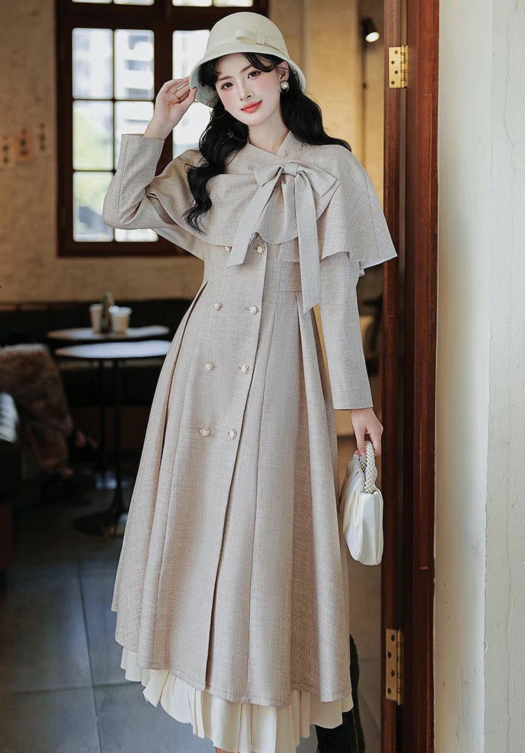 Darling Dearest Midi Dress & Capelet Maxct