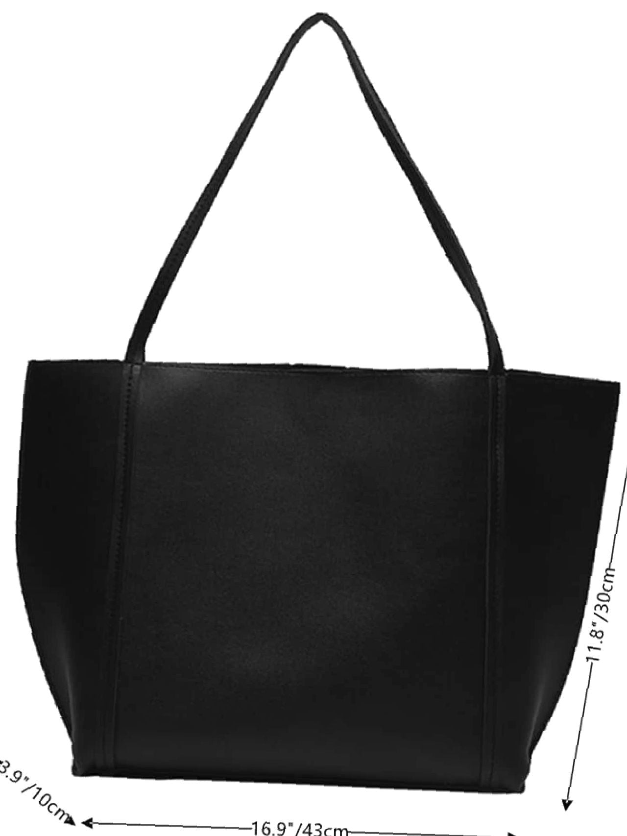 Maxct - Twilly Scarf Decor Shoulder Tote Bag  - Women Tote Bags