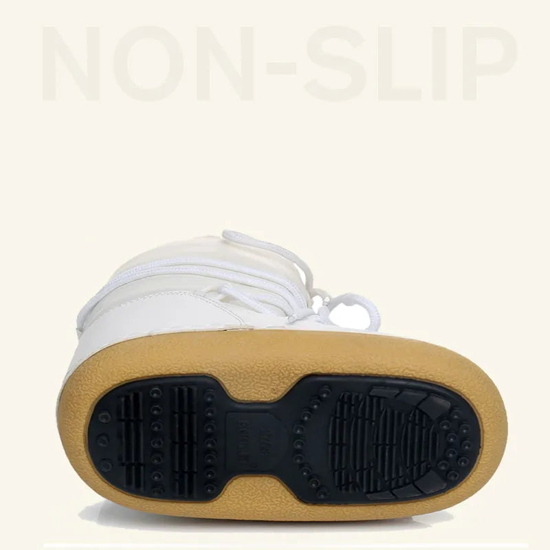 Winter Non-Slip Mid-Calf Slip-on Snow Boots for Women Maxct