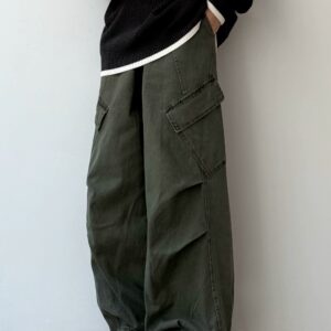 EVER Thickened Washed Cargo Pants Maxct