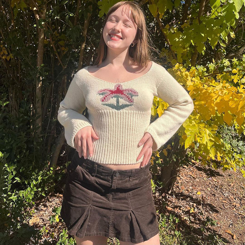 Maxct Tara Palm Knit Sweater
