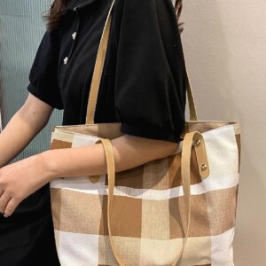 Maxct - Colorblock Large Capacity Tote Bag - Women Tote Bags