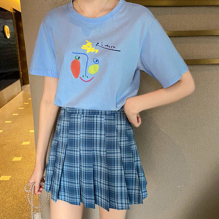 Maggie Plaid Mini Skirt Maxct