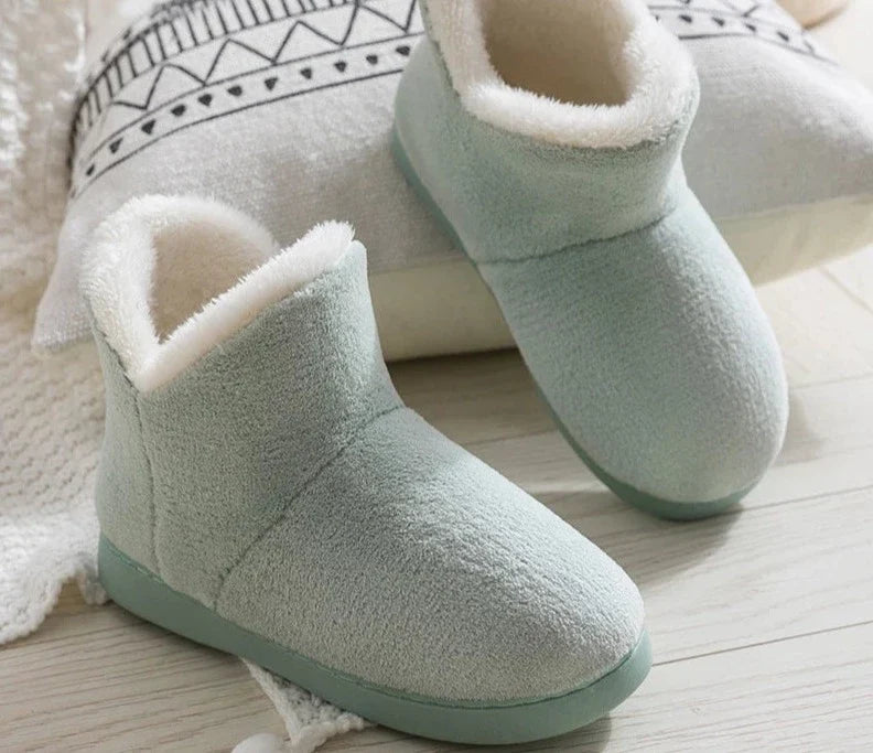 Winter Warm Slip Anti-slip Faux Fur Boots for Women Maxct