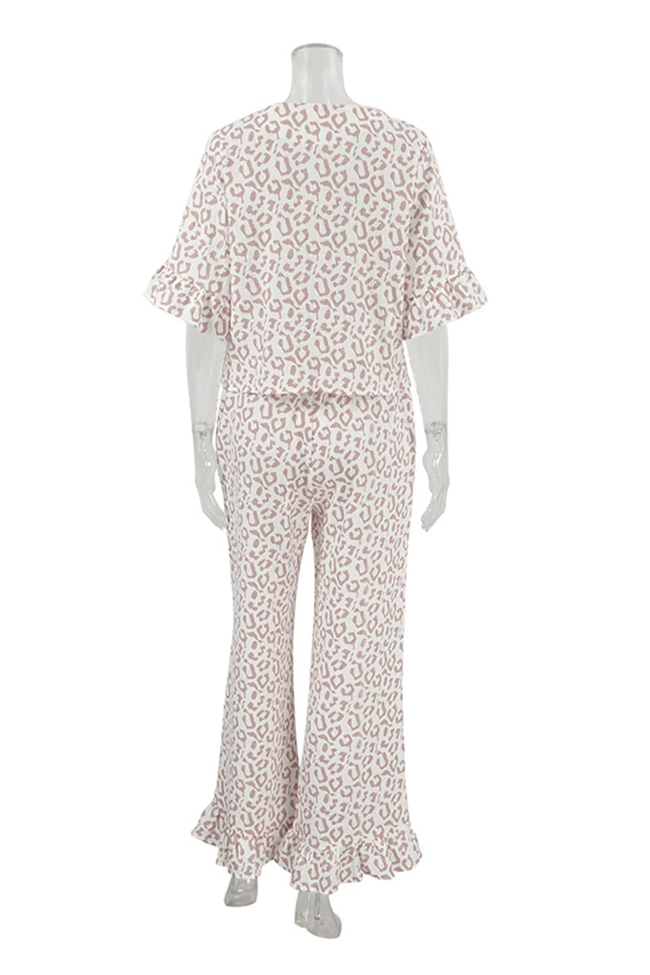Maxct Printed Ruffle Tie-up Shirt Cotton Suits