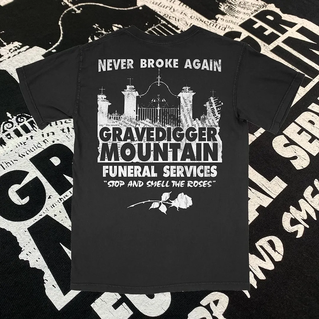 European and American trendy brand new clothing printed oversized T-shirt men Y2K high street hip-hop loose casual short-sleeved